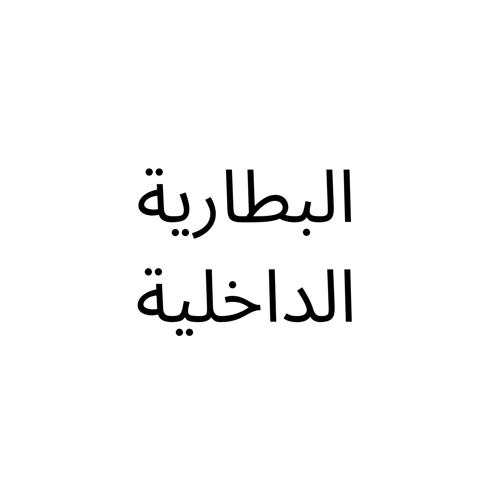 البطارية الداخلية