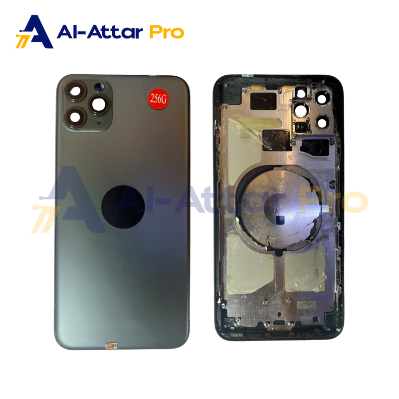 ( هاوسينج خلع زيتي فاضي) متوافقة مع - IPhone 11 Pro max