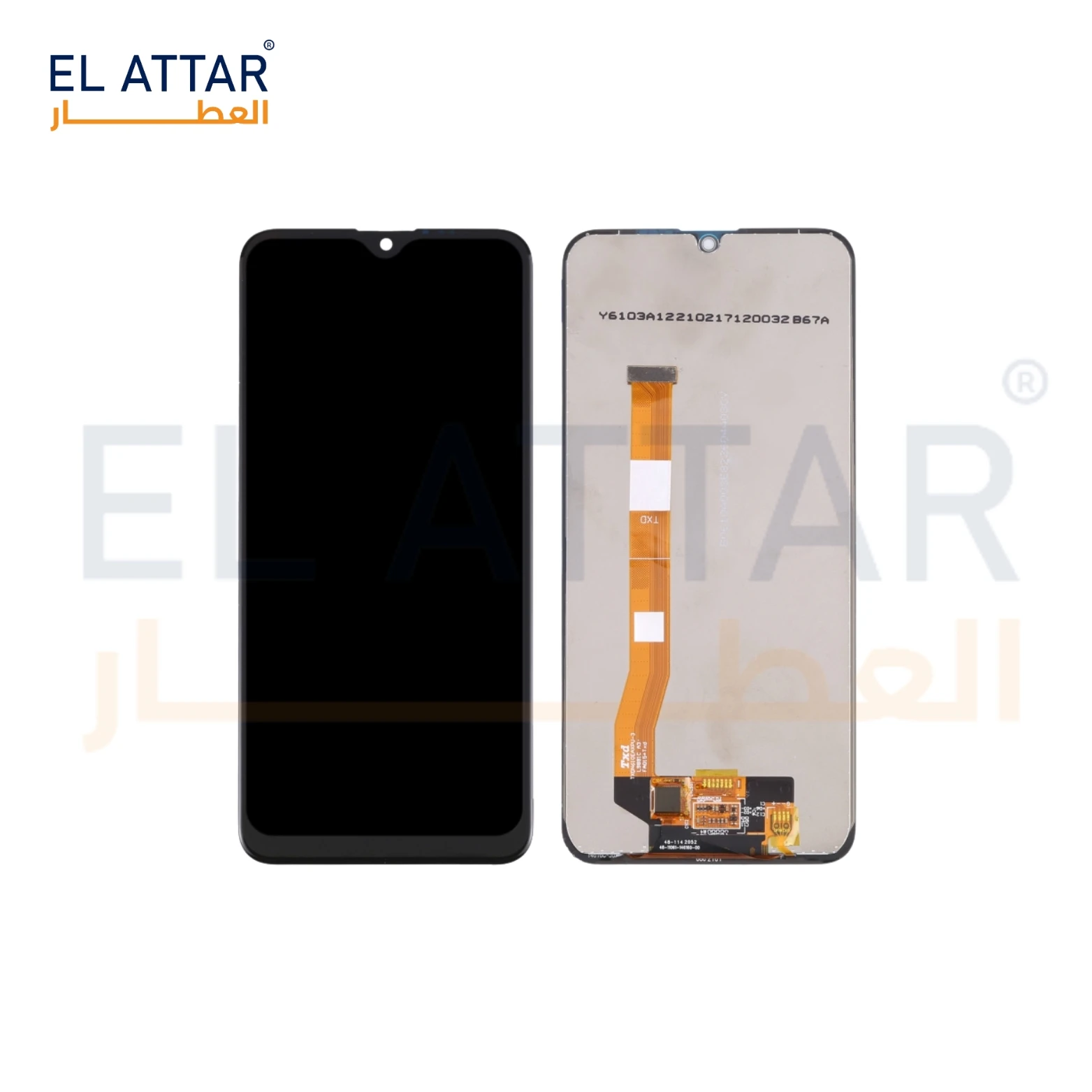 (  نص تصنيع مطابق للمواصفات الاصلية  ) متوافقة مع - Realme  C2 ( RMX1941 - RMX19
