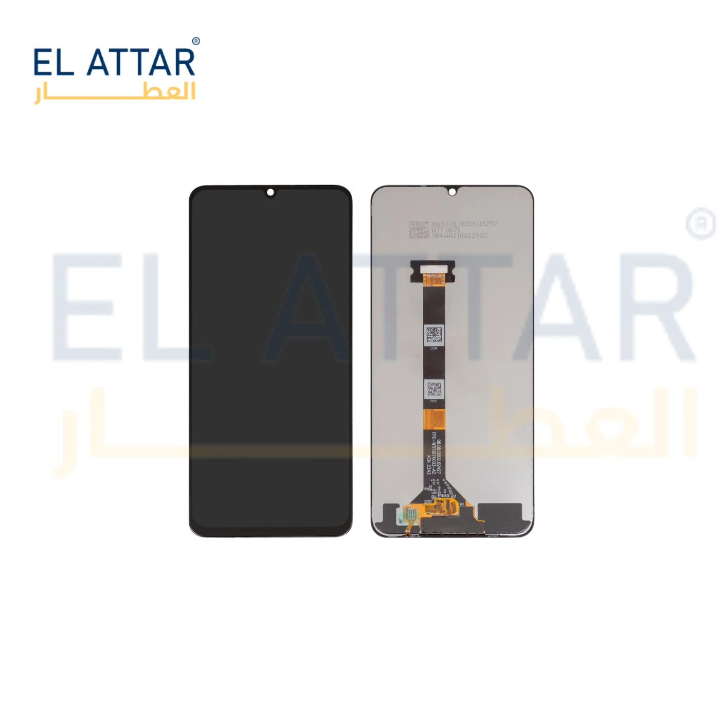 (  نص تصنيع مطابق للمواصفات الاصلية  ) متوافقة مع - Realme NOTE 50 ( RMX3834 )