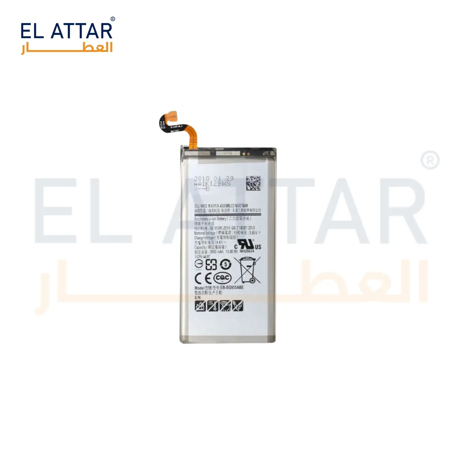 (  بطارية  ) متوافقة مع - Samsung S8 Plus ( EB-BG955ABA )