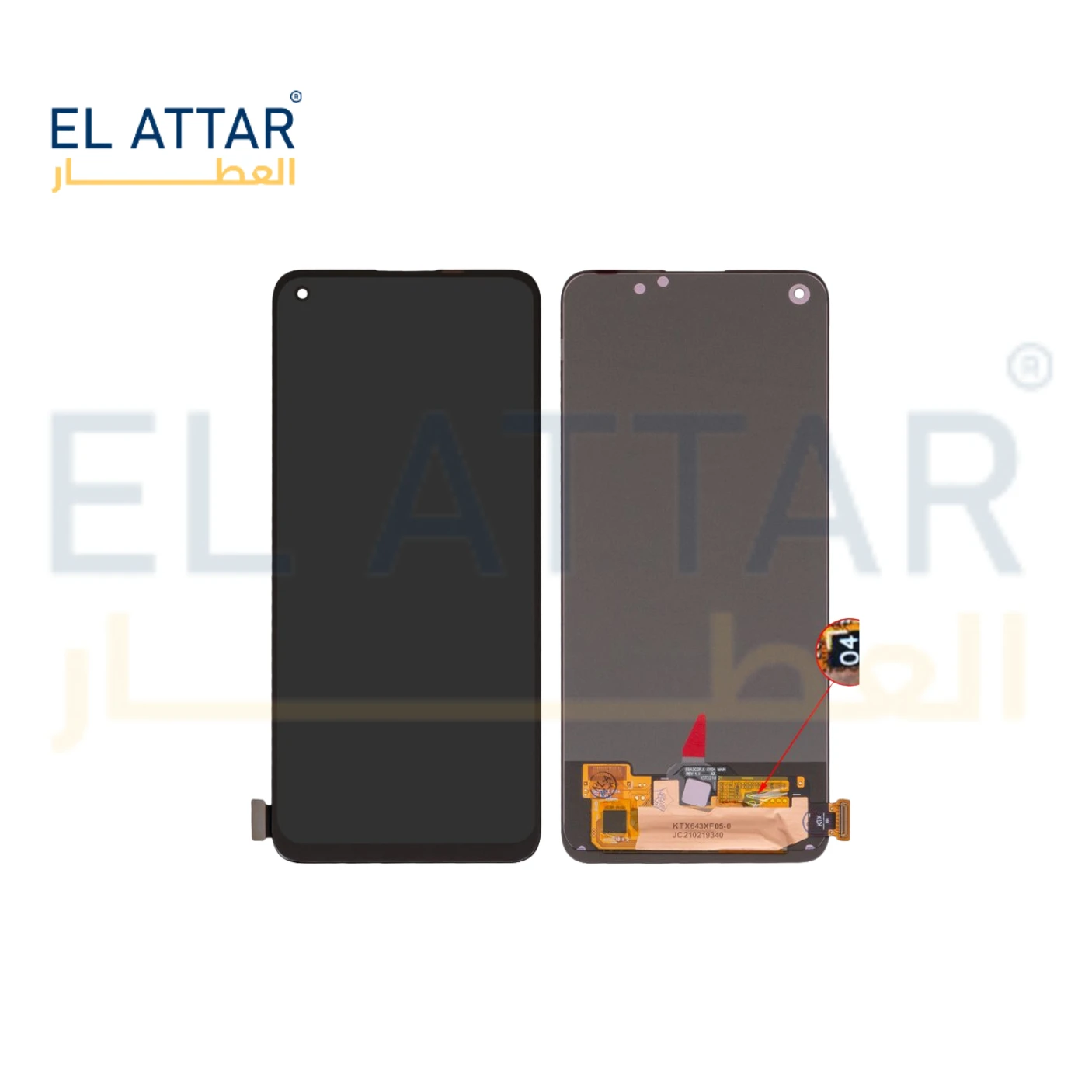 (  نص تصنيع مطابق للمواصفات الاصلية  ) متوافقة مع - OPPO A74 4G ( CPH2219 )
