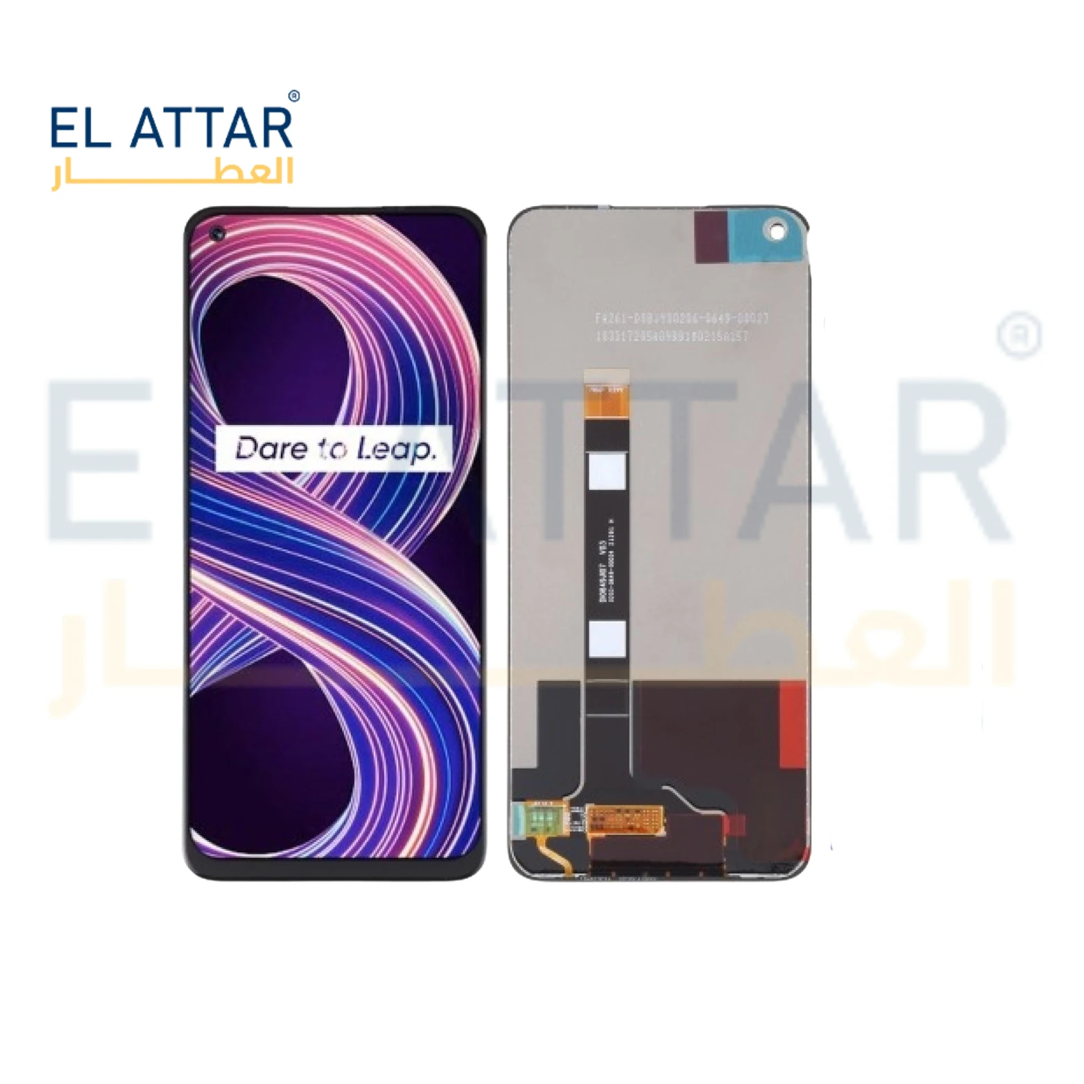 (  نص تصنيع مطابق للمواصفات الاصلية  ) متوافقة مع - Realme  8 5G ( RMX3241 )