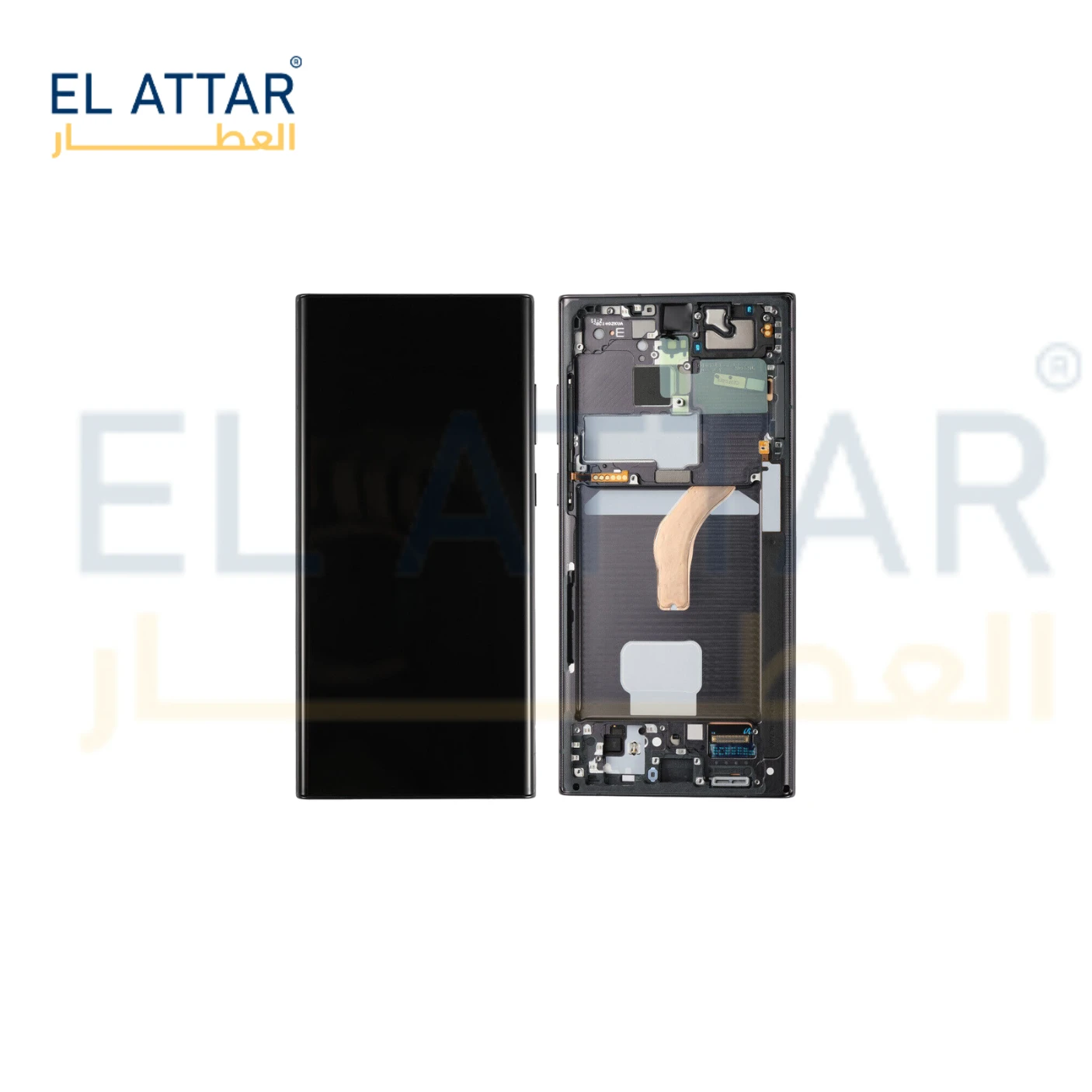 (  نص تصنيع مطابق للمواصفات الاصلية بالفريم  ) متوافقة مع - Samsung S22  Ultra