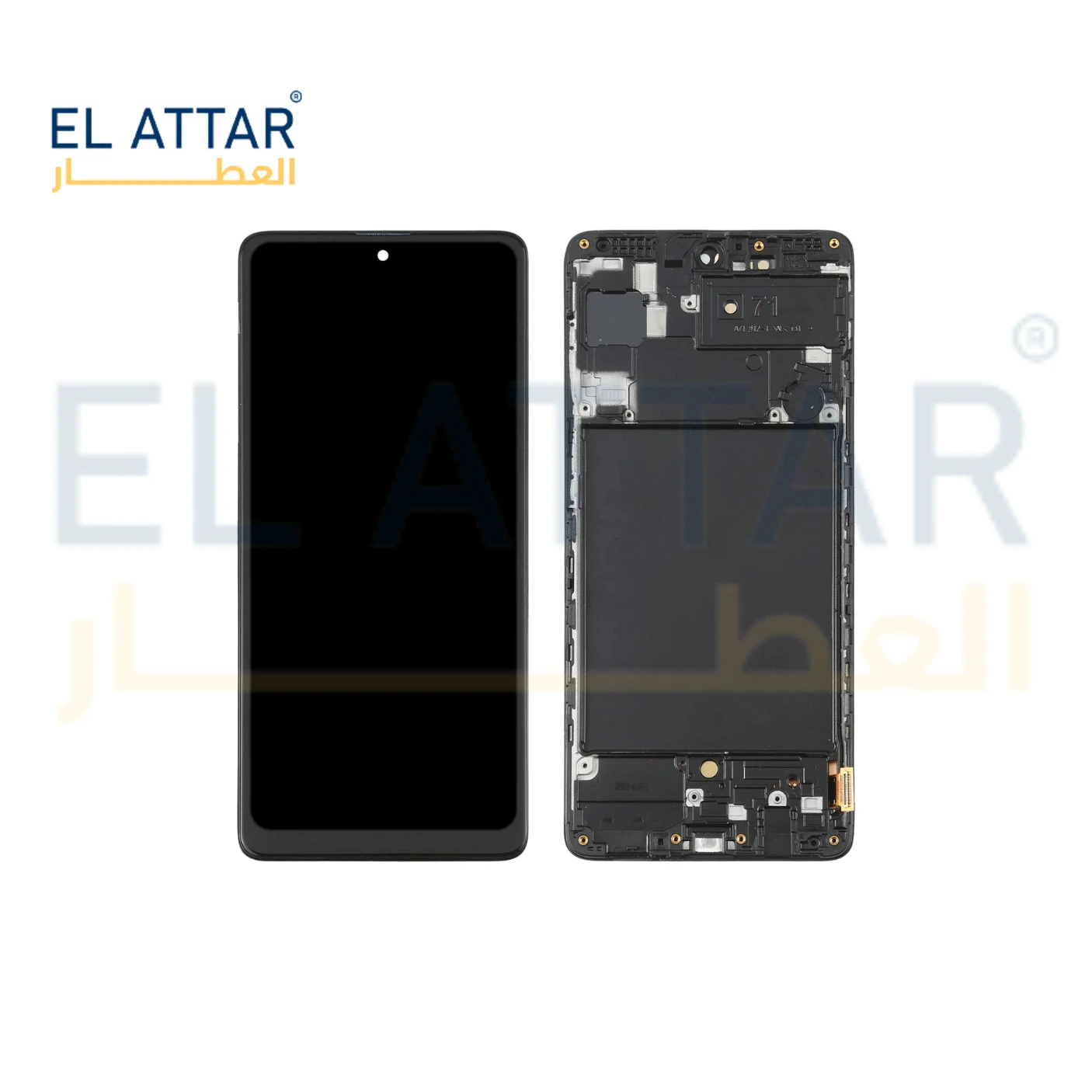 (  نص تصنيع مطابق للمواصفات الاصلية بالفريم  ) متوافقة مع - Samsung A71 ( SM-A71