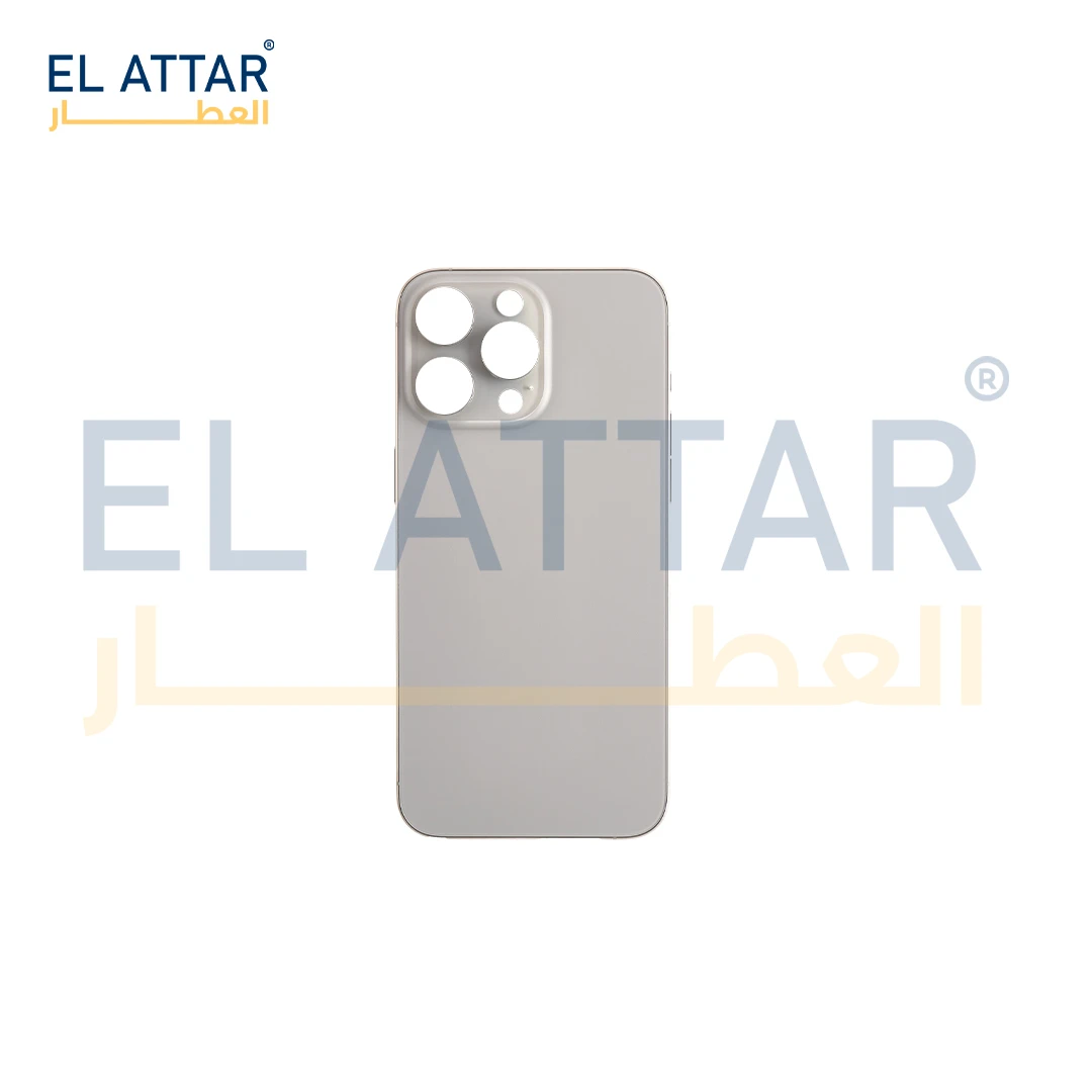( ضهر تصنيع مطابق للمواصفات الاصلية ) متوافقة مع - IPhone 15 Pro Max