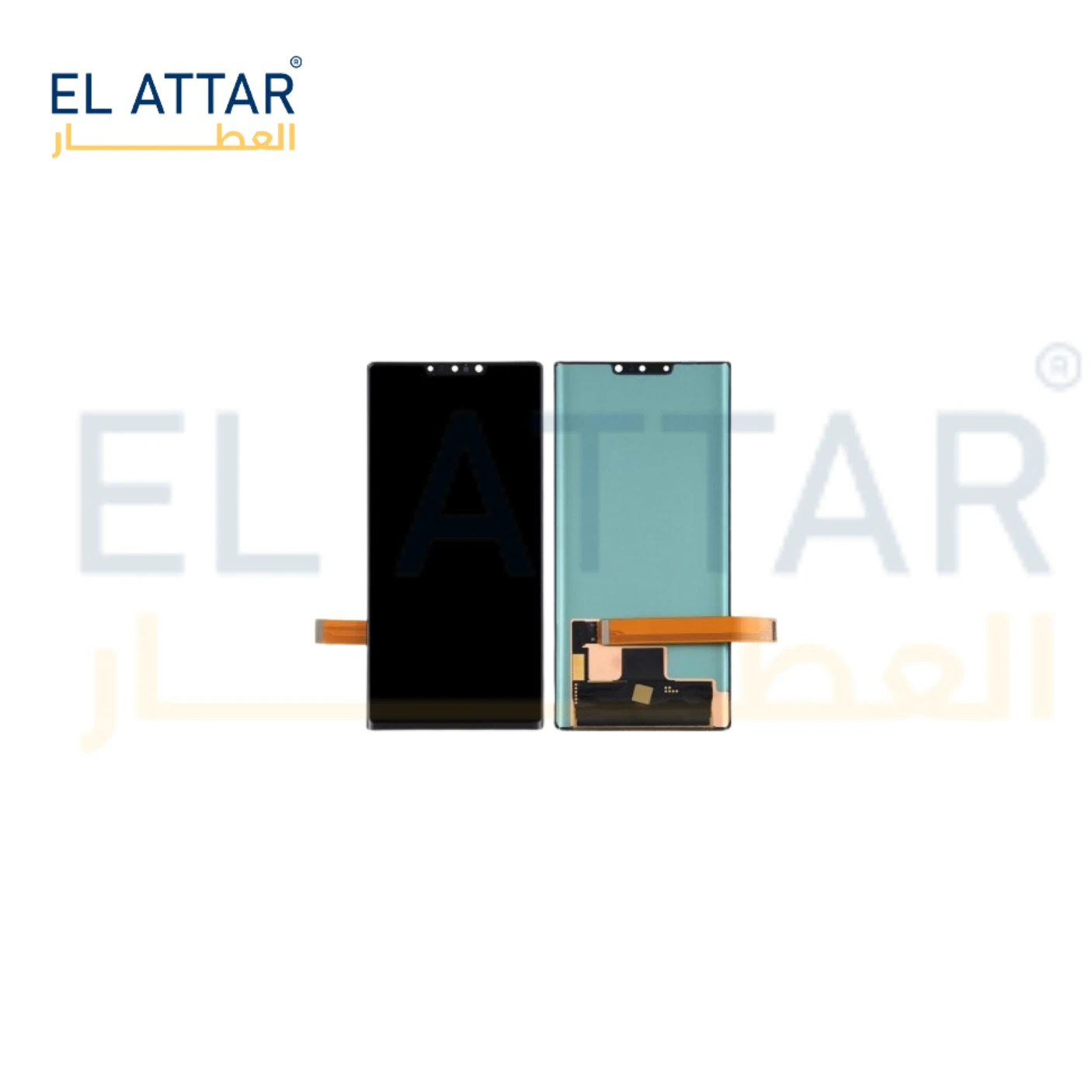 (  نص تصنيع مطابق للمواصفات الاصلية بالفريم  ) متوافقة مع - HUAWEI Mate 30 Pro (
