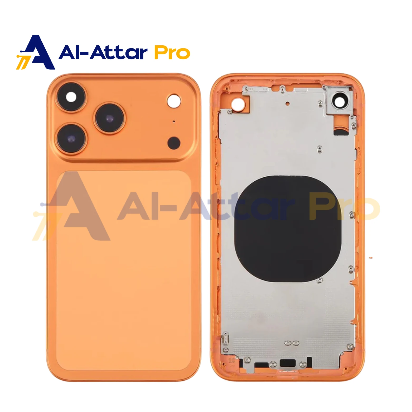 (  هاوسينج تعديل  برتقالي )  -  iphone من XR ل 17pro