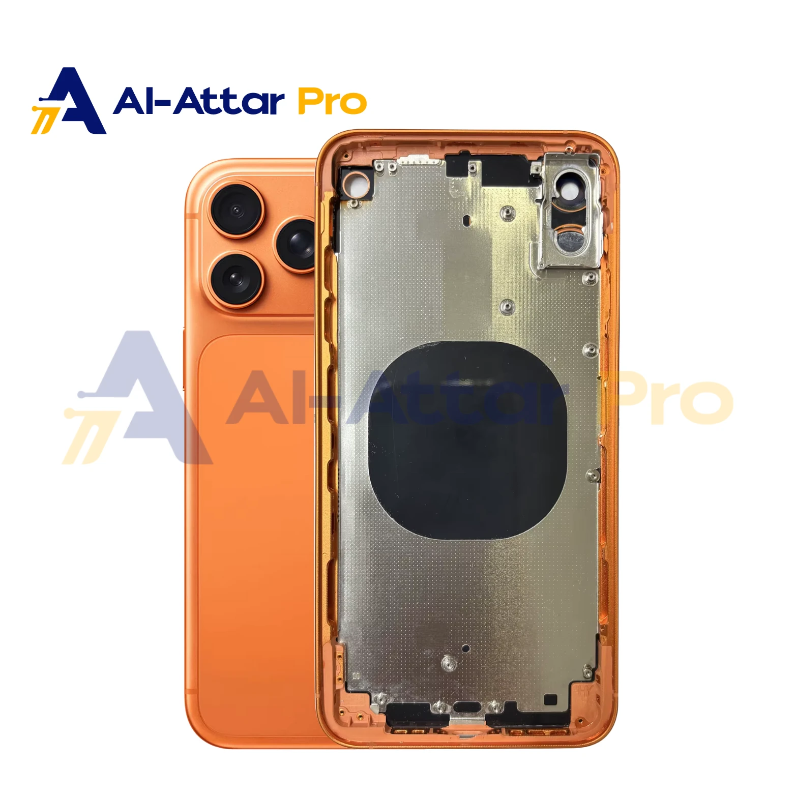 (  هاوسينج تعديل برتقالي  )  -  iphone من X ل 17 PRO