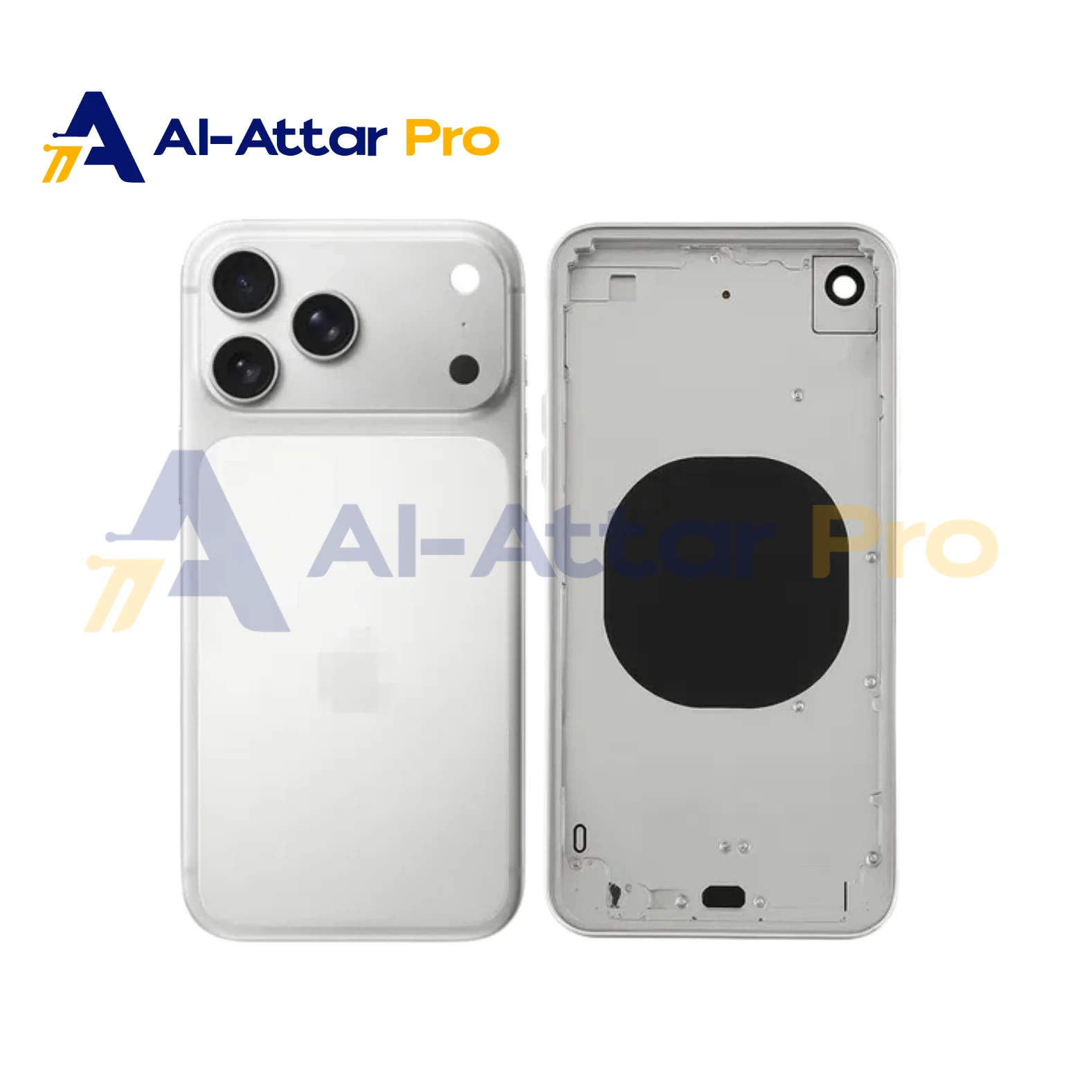 (  هاوسينج تعديل سيلفر   )  -  iphone من XR ل 17 PRO