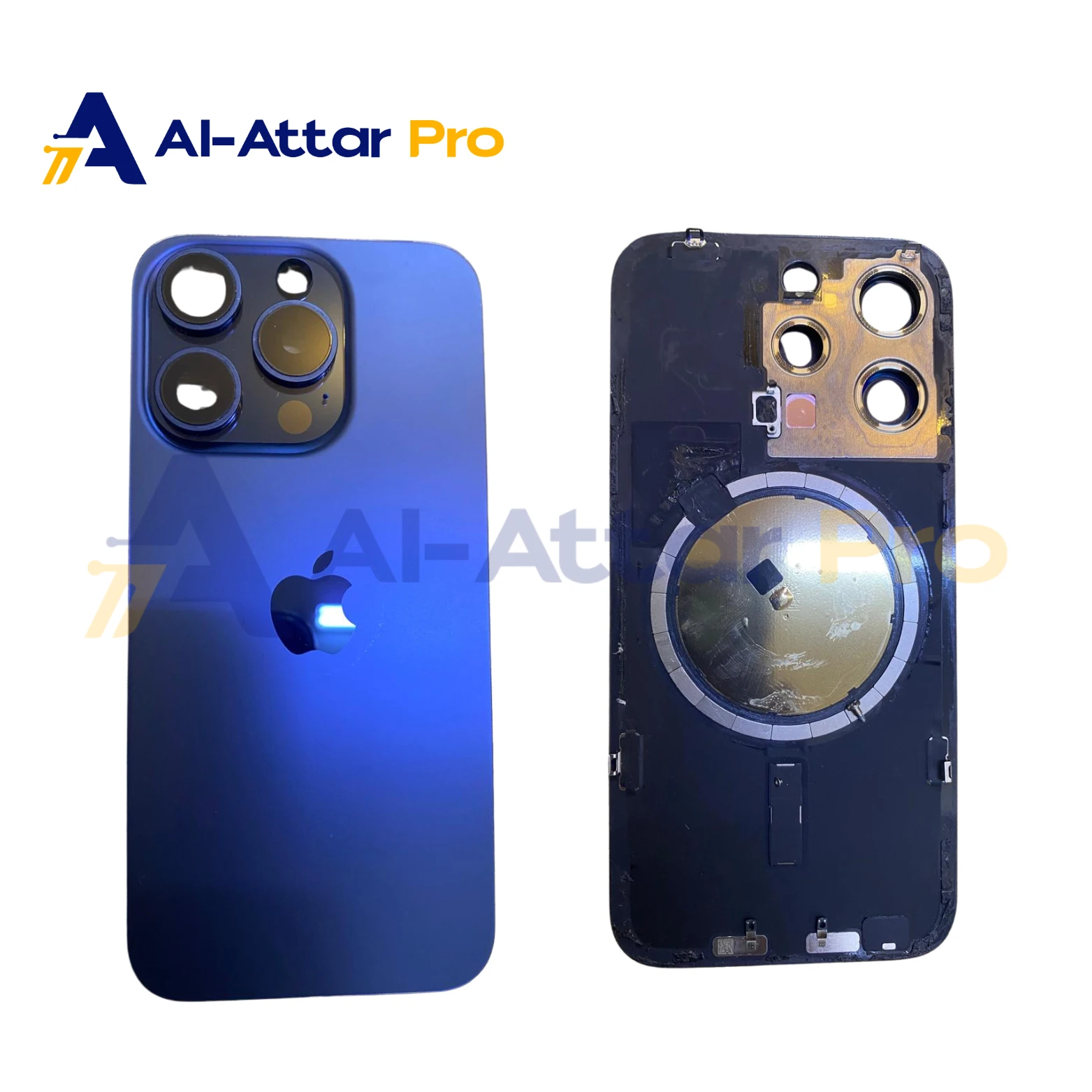( ضهر خلع كحلي  ) متوافقة مع - IPhone 15 pro max