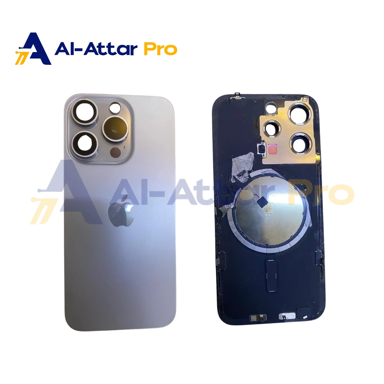 ( ضهر خلع تيتانيوم  ) متوافقة مع - IPhone 15 pro max
