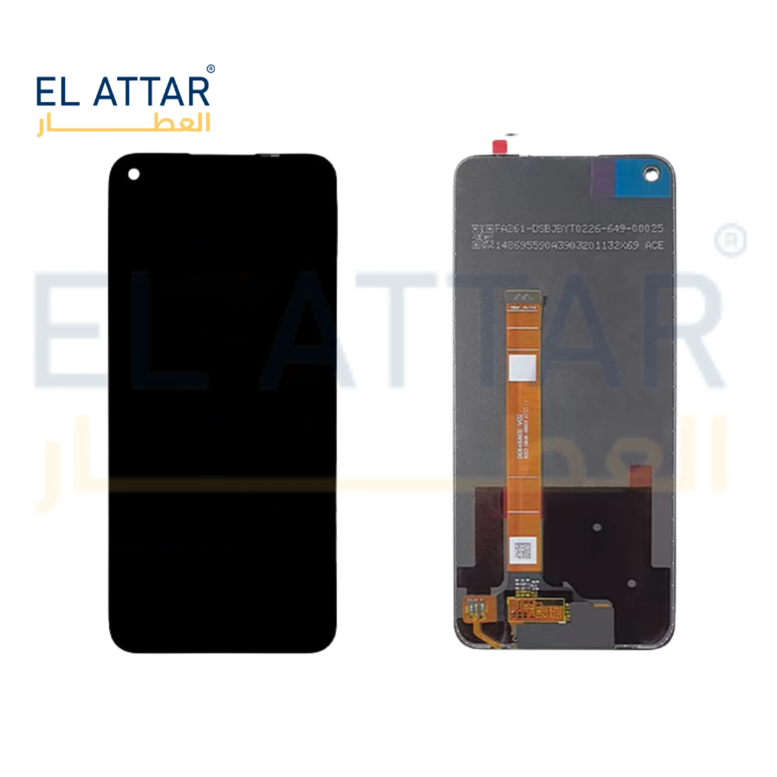 (  نص تصنيع مطابق للمواصفات الاصلية  ) متوافقة مع - Realme  6 ( RMX2001 )