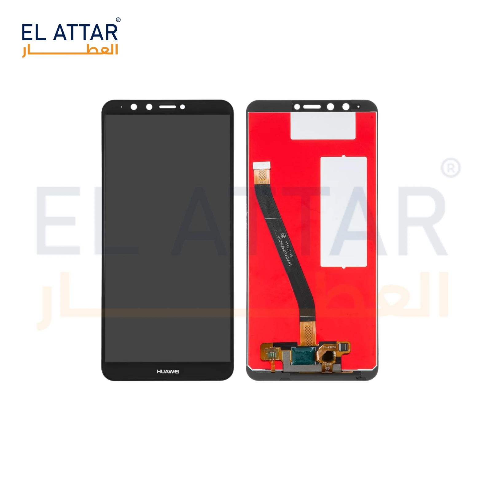 (  نص بجودة عالية  ) متوافقة مع - HUAWEI Y9 2018 ( FLA-LX1 )