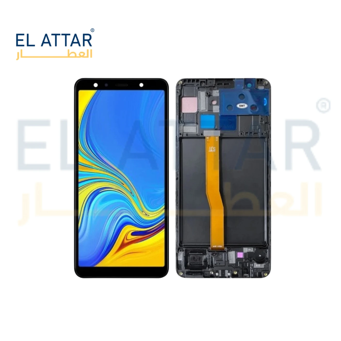 (  نص انسيل بالفريم   ) متوافقة مع - Samsung A7 2018 ( A750 )