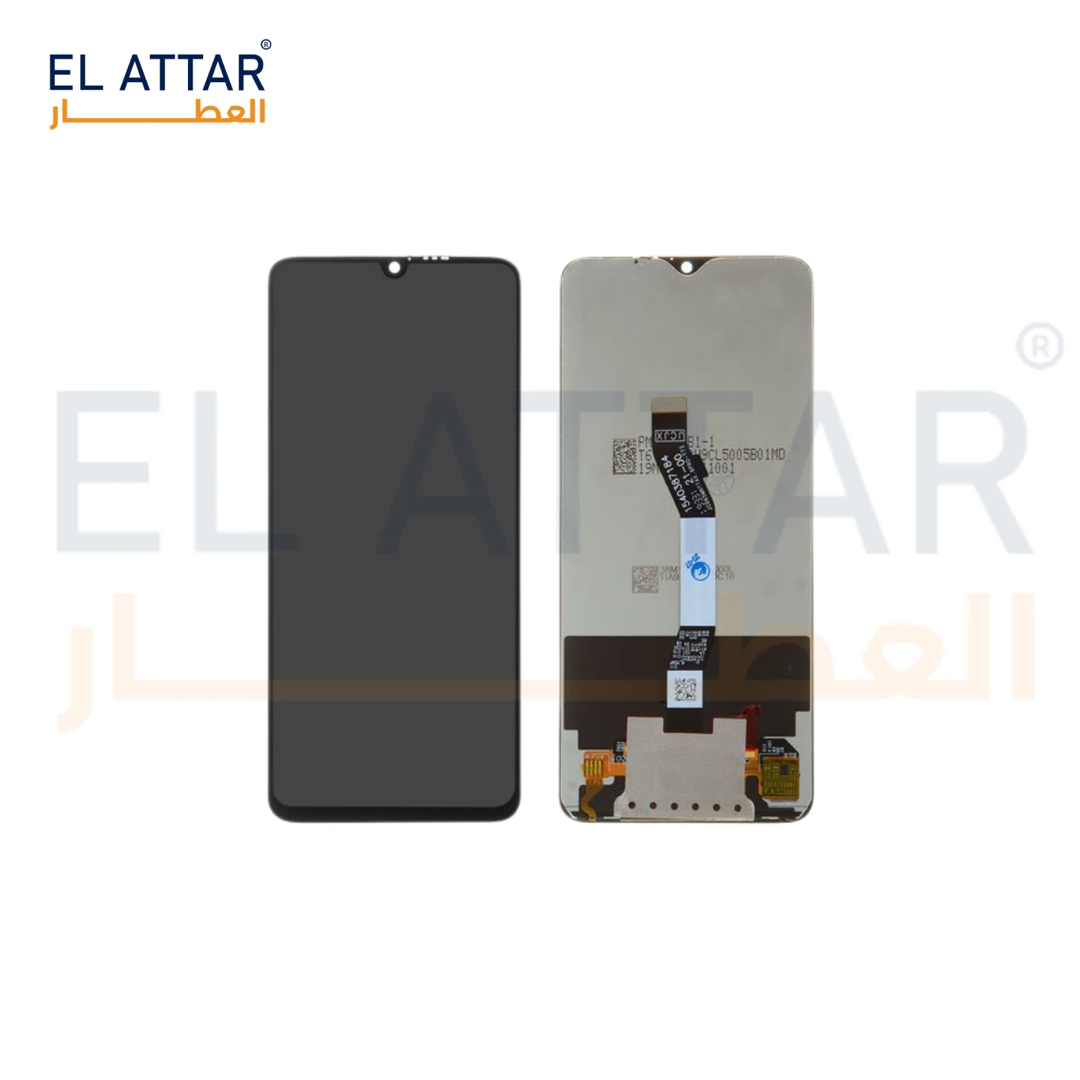 (  نص تصنيع مطابق للمواصفات الاصلية  ) متوافقة مع - Redmi Note 8 Pro ( 2015105 -