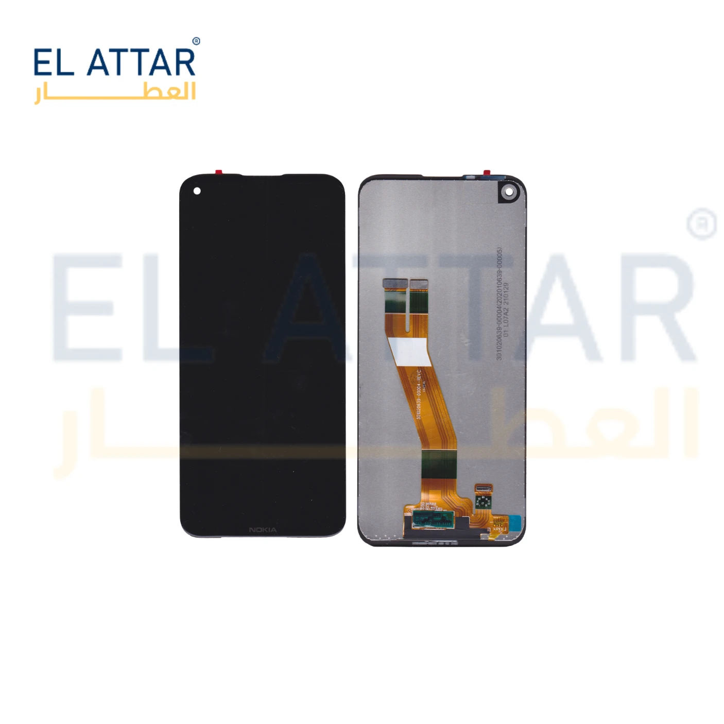(  نص بجودة عالية  ) متوافقة مع - Nokia N 3.4 ( TA-1288 - TA-1285 - TA-1283 )