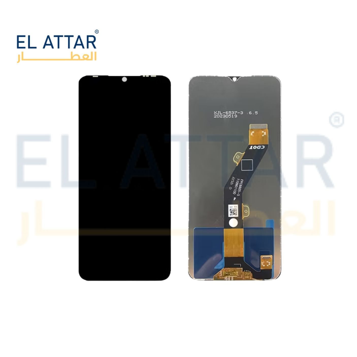 (  نص تصنيع مطابق للمواصفات الاصلية  ) متوافقة مع - OPPO A60 (CPH2631)
