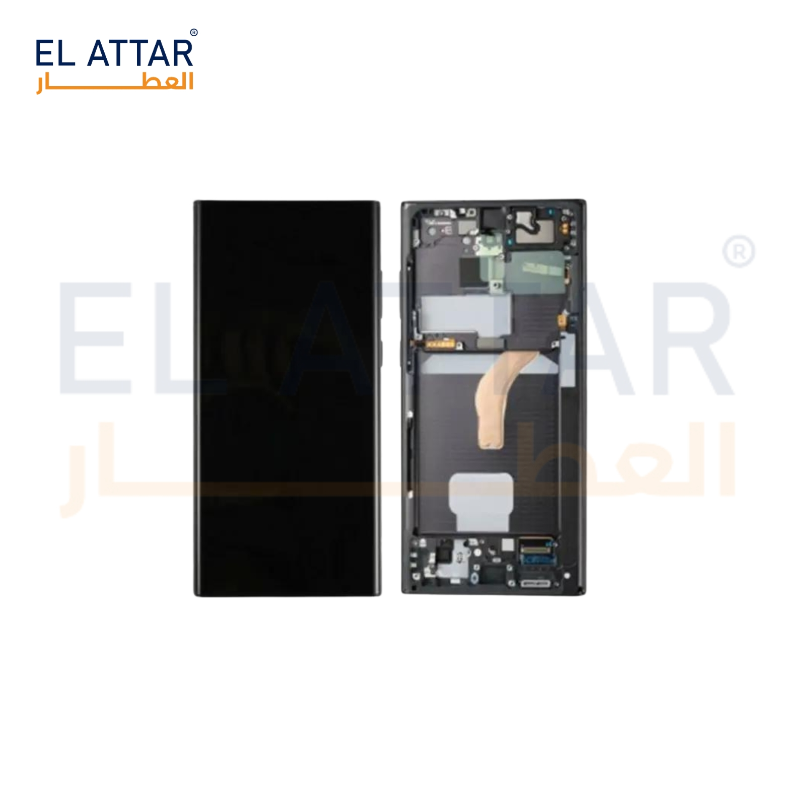 (  نص تصنيع مطابق للمواصفات الاصلية بالفريم  ) متوافقة مع - Samsung S23 ( SM-911