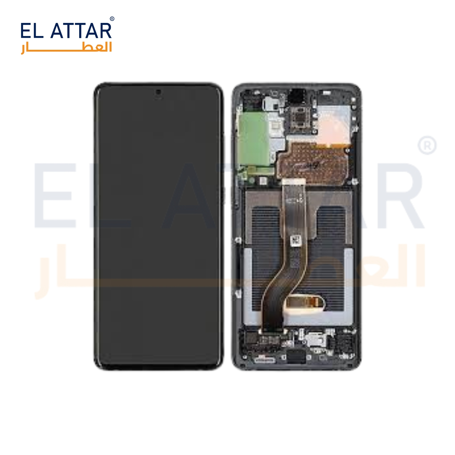 (  نص تصنيع مطابق للمواصفات الاصلية بالفريم  ) متوافقة مع - Samsung S23 Plus ( S
