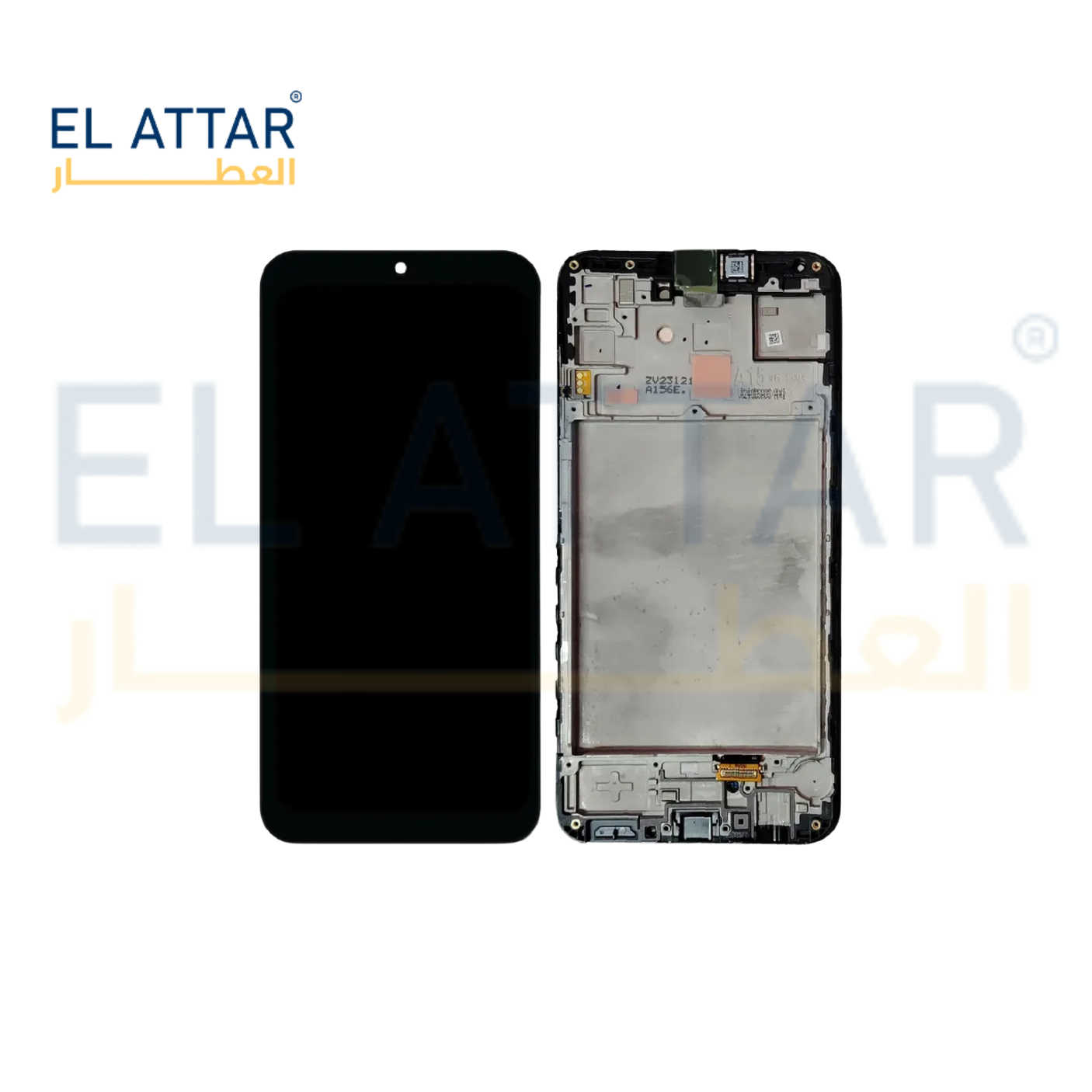 (  نص تصنيع مطابق للمواصفات الاصلية بالفريم  ) متوافقة مع - Samsung A15 ( SM- A1