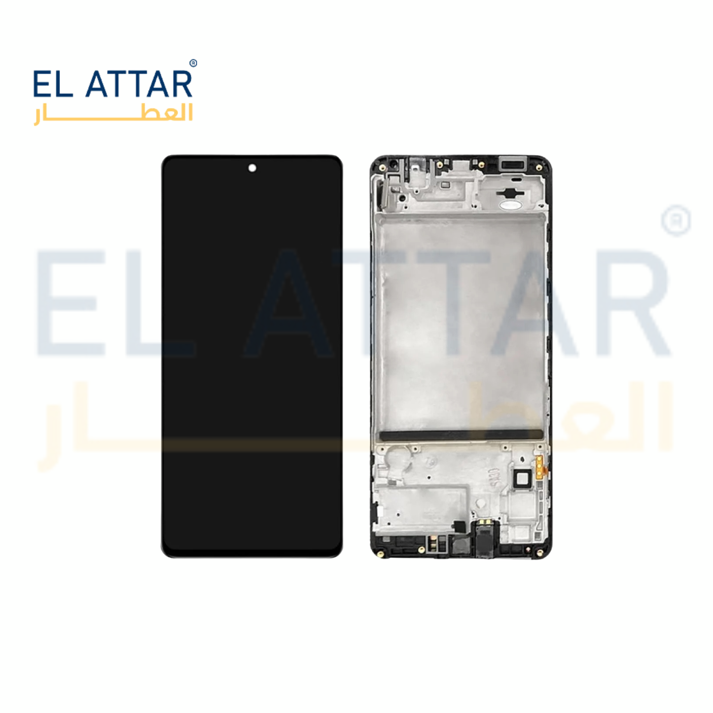 (  نص تصنيع مطابق للمواصفات الاصلية بالفريم  ) متوافقة مع - Samsung M51 ( SM- M5