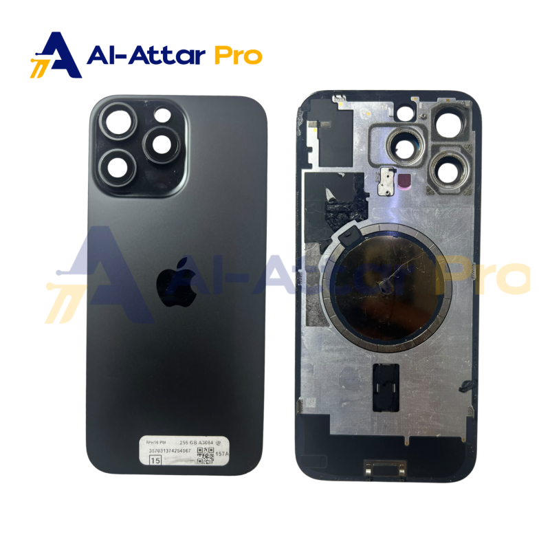 ( ضهر خلع اسود ) متوافقة مع - IPhone 16 pro max