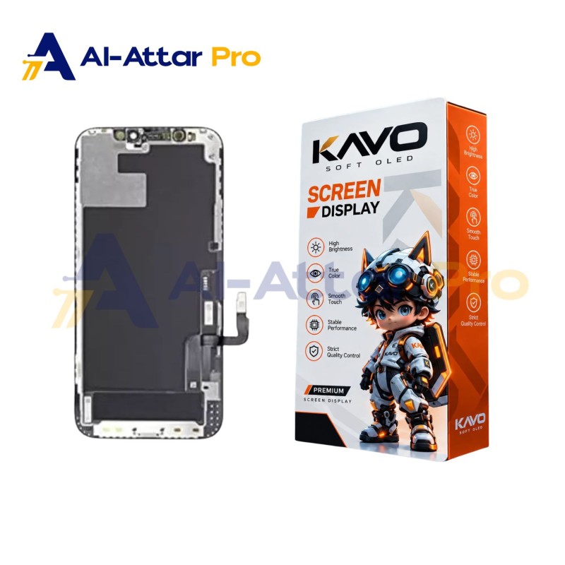 (  نص  SOFT OLED  ) متوافقة مع - IPHONE 12 PRO MAX
