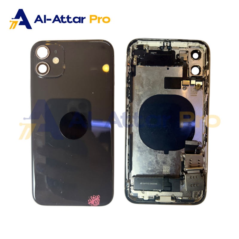 ( هاوسينج خلع اسود كامل بالفلاتات   ) متوافقة مع - IPhone 11