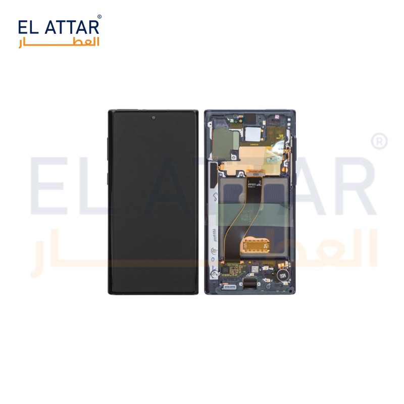 (  نص تصنيع مطابق للمواصفات الاصلية بالفريم   ) متوافقة مع - SAMSUNG NOTE10