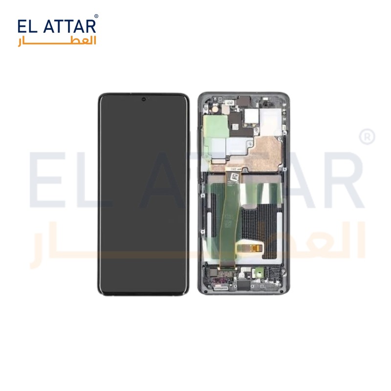 (  نص تصنيع مطابق للمواصفات الاصلية بالفريم   ) متوافقة مع - SAMSUNG S20ULTRA