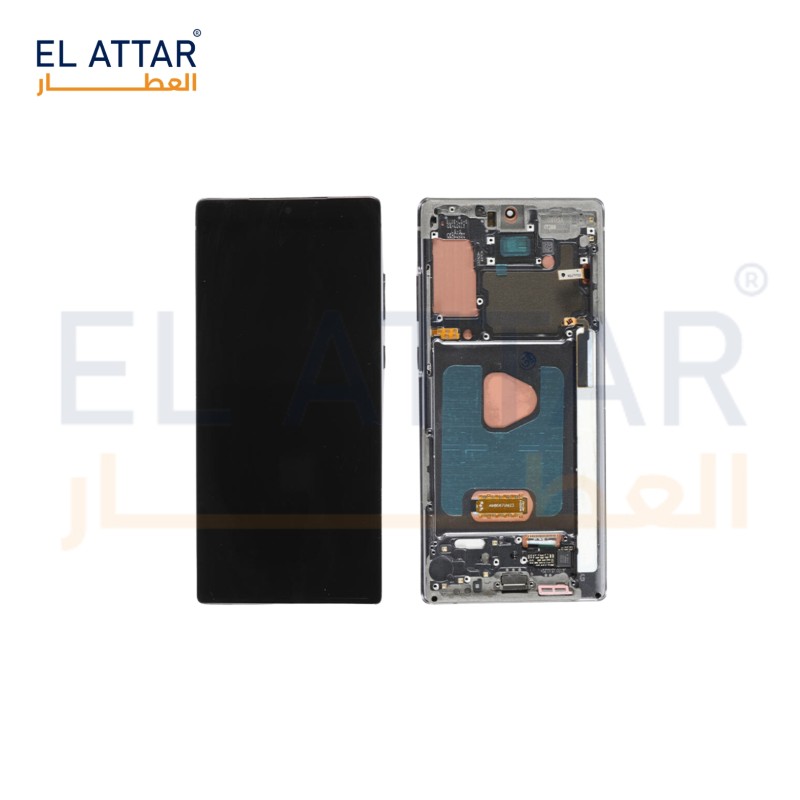 (  نص تصنيع مطابق للمواصفات الاصلية بالفريم   ) متوافقة مع - SAMSUNG NOTE20