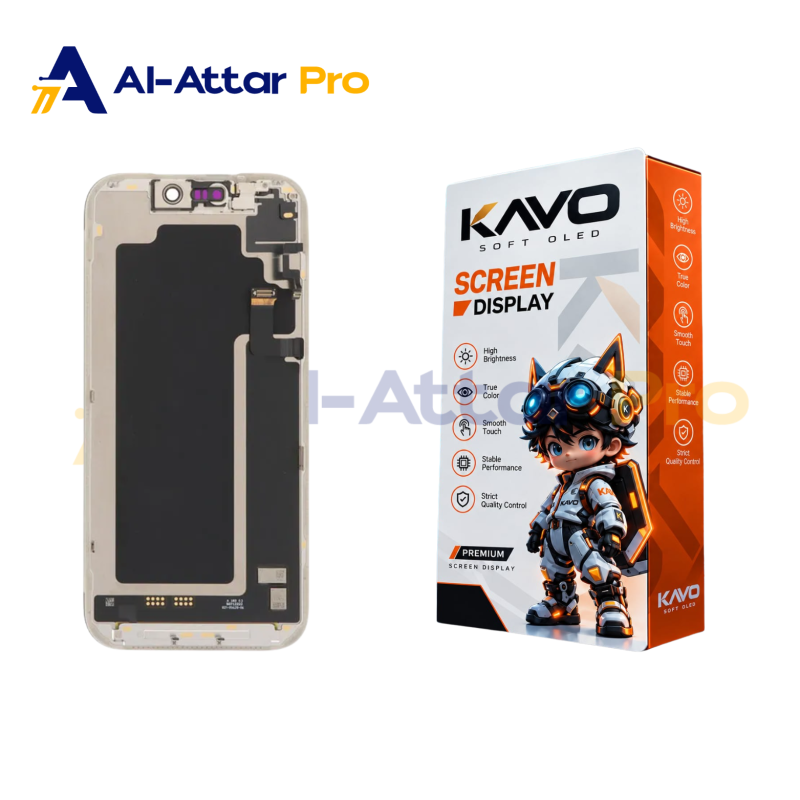 (  نص  SOFT OLED  ) متوافقة مع - IPHONE 17  PRO